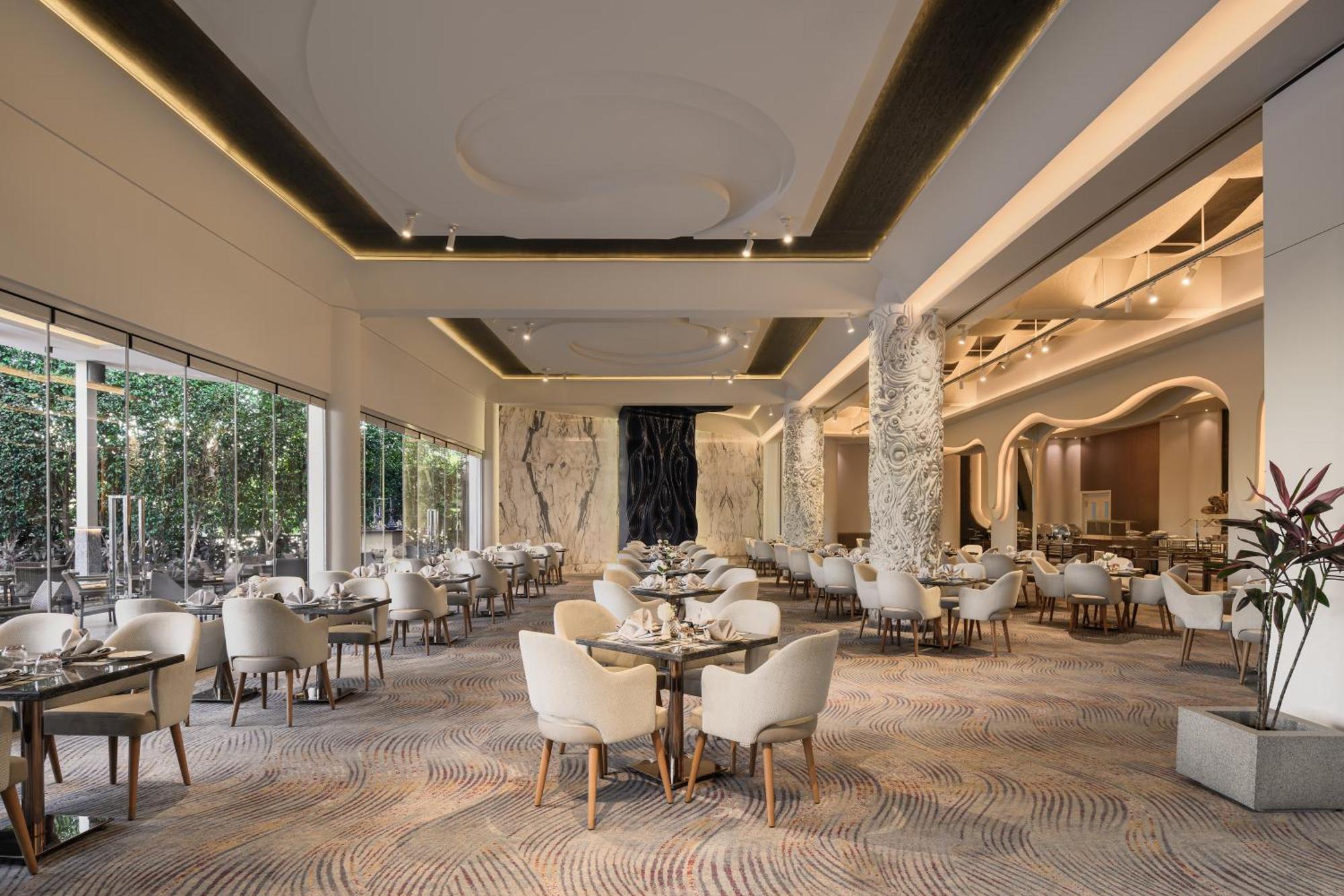 Mirage Hotel & Conference Center Alejandría Exterior foto The restaurant